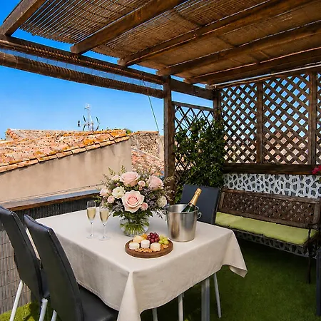 Villa Maison T4 Vias, Terrasse & Vue Toits